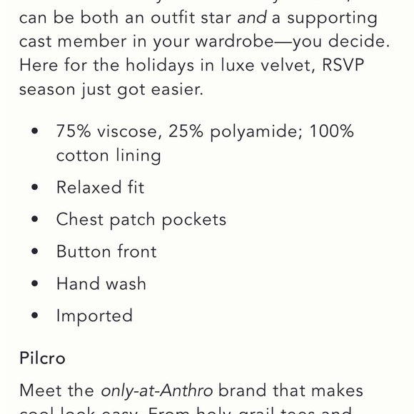 Anthropologie, Pilcro Top size XS - Picture 8 of 8